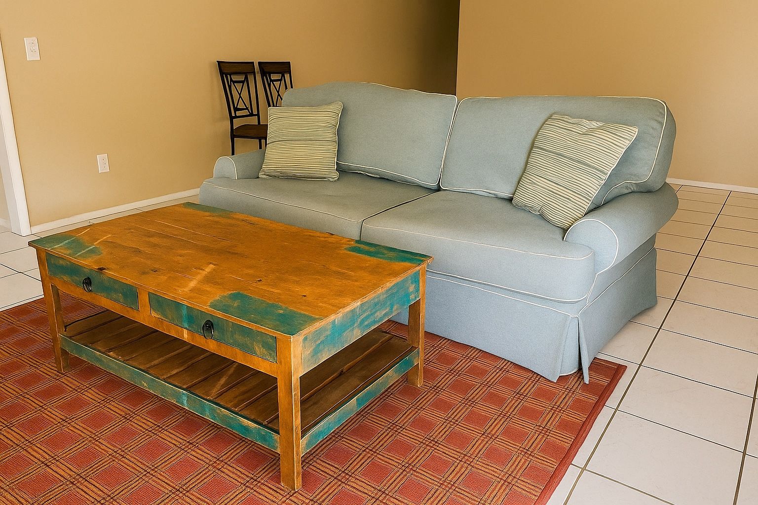Living Room Couch + Coffee Table