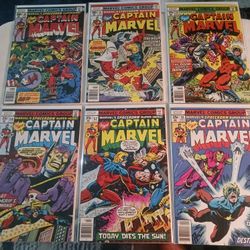 Captain Marvel - 1st Series - Marvel Comics- Lot of 10