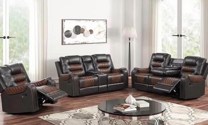 Brand new reclining sofa, loveseat with recliner