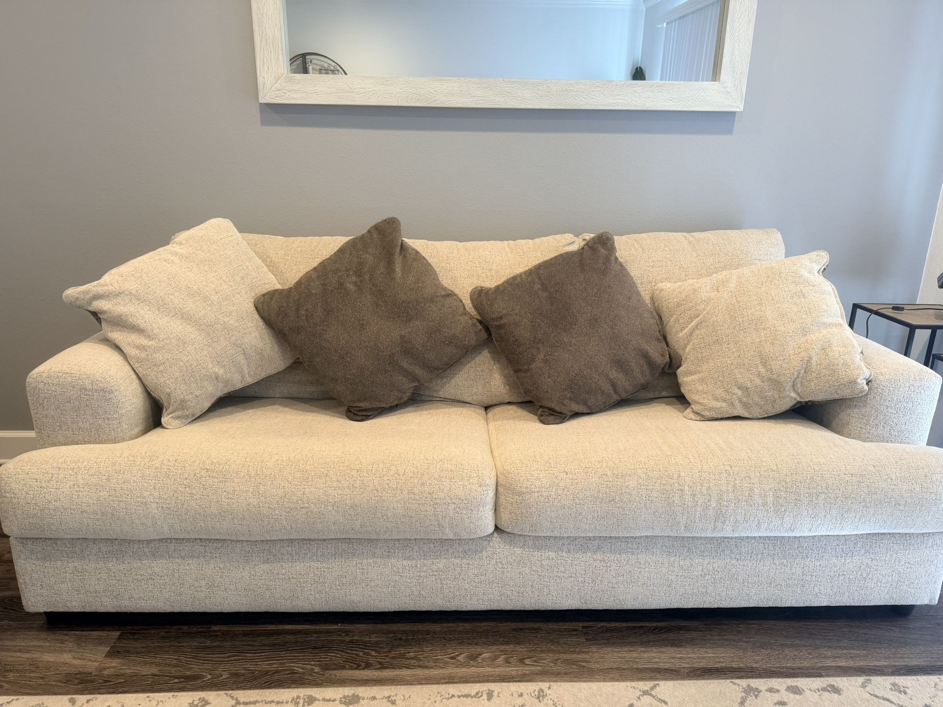 Couch And Matching Round Chair