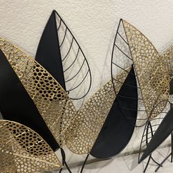 Black & Gold Metal Wall Decor