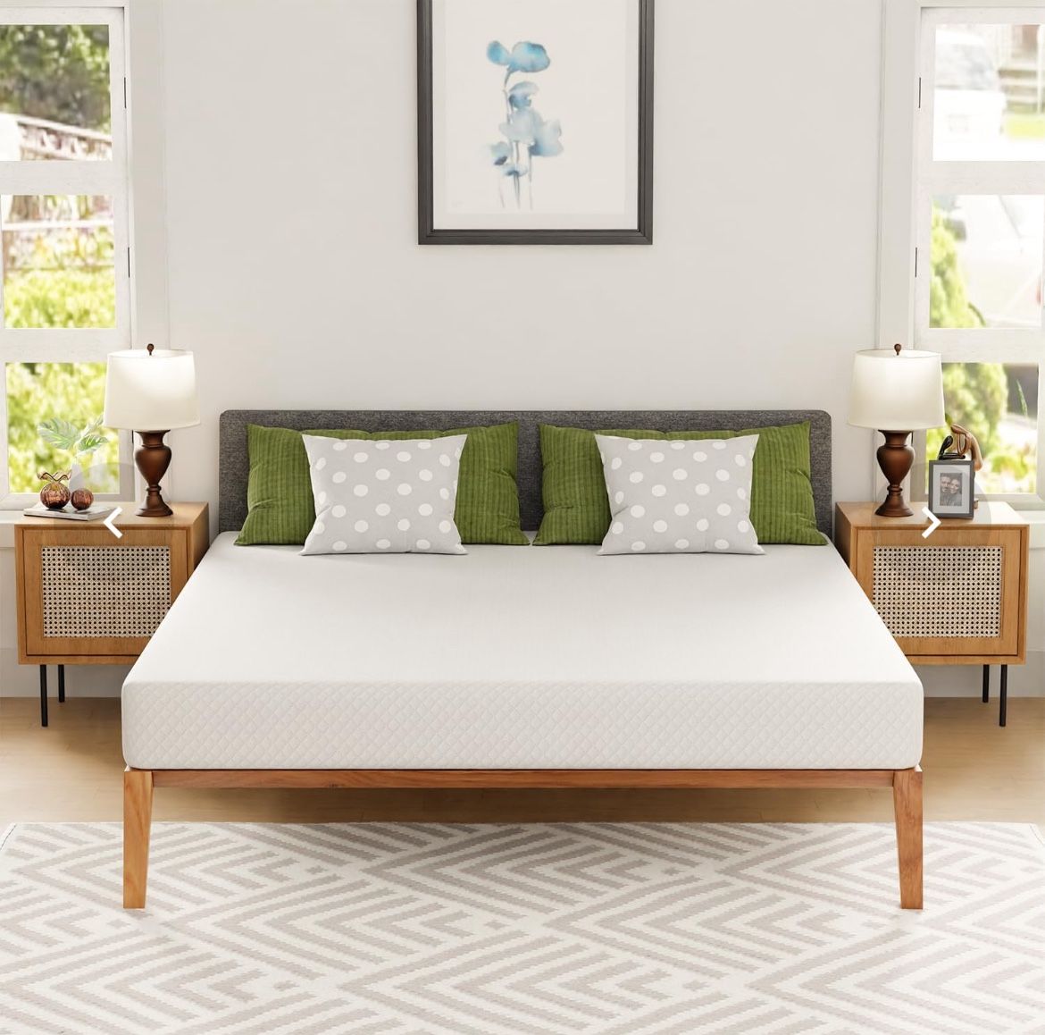 King Size Memory Foam Mattress In A Box For Cool Sleep & Pressure Relief Medium Firm Mattresses