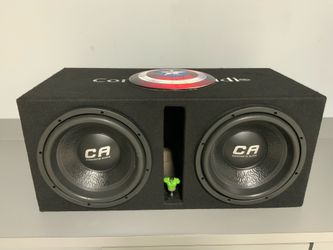 2 12” Subwoofers with Cabinet