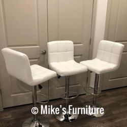 New Adjustable Bar Stools, barstools, barstool, bar stool, Sillas, Dining Chairs, chair, chairs, cadeiras (4 colors Red, Black, White, Gray)