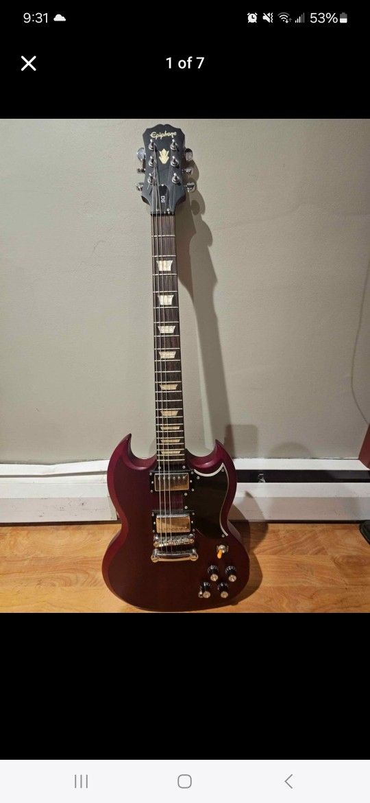 Epiphone SG G400 and Soft Case