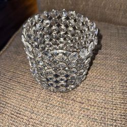 Crystal Glass Light Candle Holder