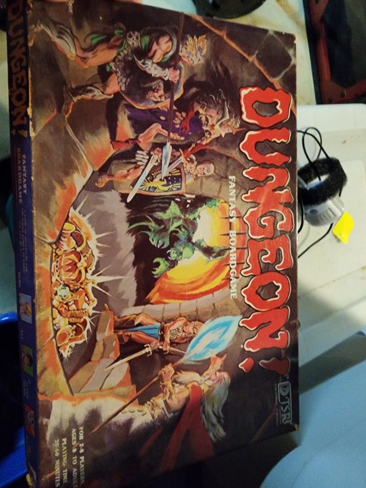 Tsr Dungeon! Board Game Vintage!