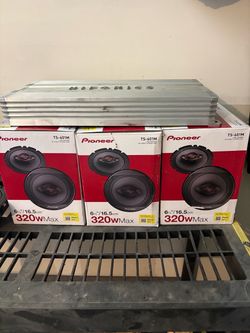 Pioneer TS-601M 6.5" 320W Car Speakers – 3 Boxes