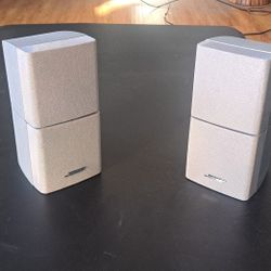 2 Bose Double Cube  Swivel Speakers