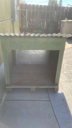 Outside Dog house