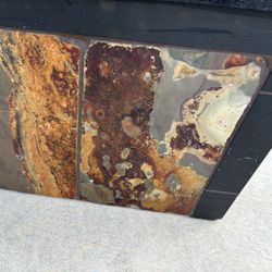 Old Made In South Africa Vintage Hand Paint From It’s Four Side Antique 40 Years Old Coffee Table Heavy In Weight