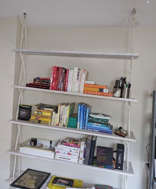 Hanging Book Shelf (White)