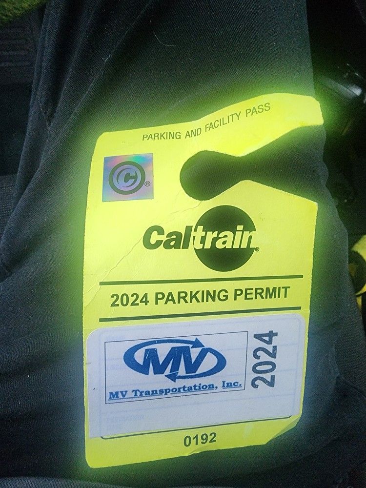 Cal Train Parking Pass