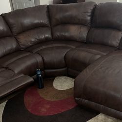 Leather couch