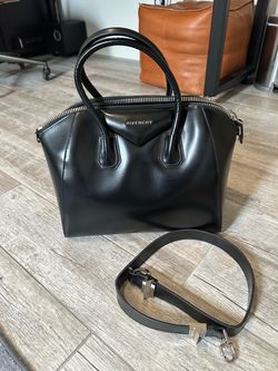 Givenchy Antigona Black Leather Handbag