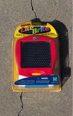 Hasbro Travel Lite-Brite 2003 vintage