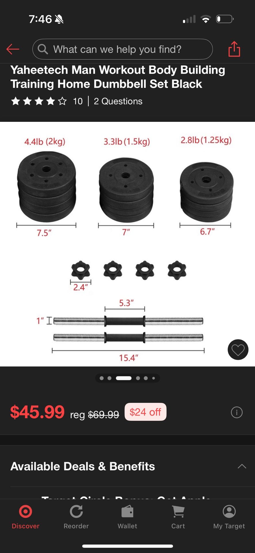 Dumbbell Weights