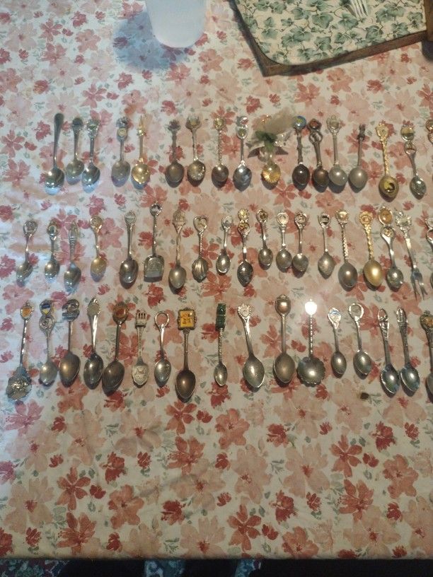 Antique Mini Spoons Collection (167) Ct.