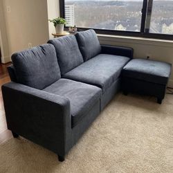 Dark Gray Modern Sectional Sofa
