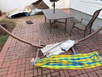Very Good Quality Wooden Hammock Frame with two nets