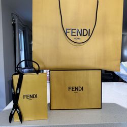 Fendi gift bags and box
