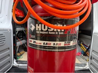 HUSKY 26 galllon 5 hp air compressor