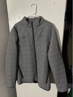 Fox puffer jacket Grey