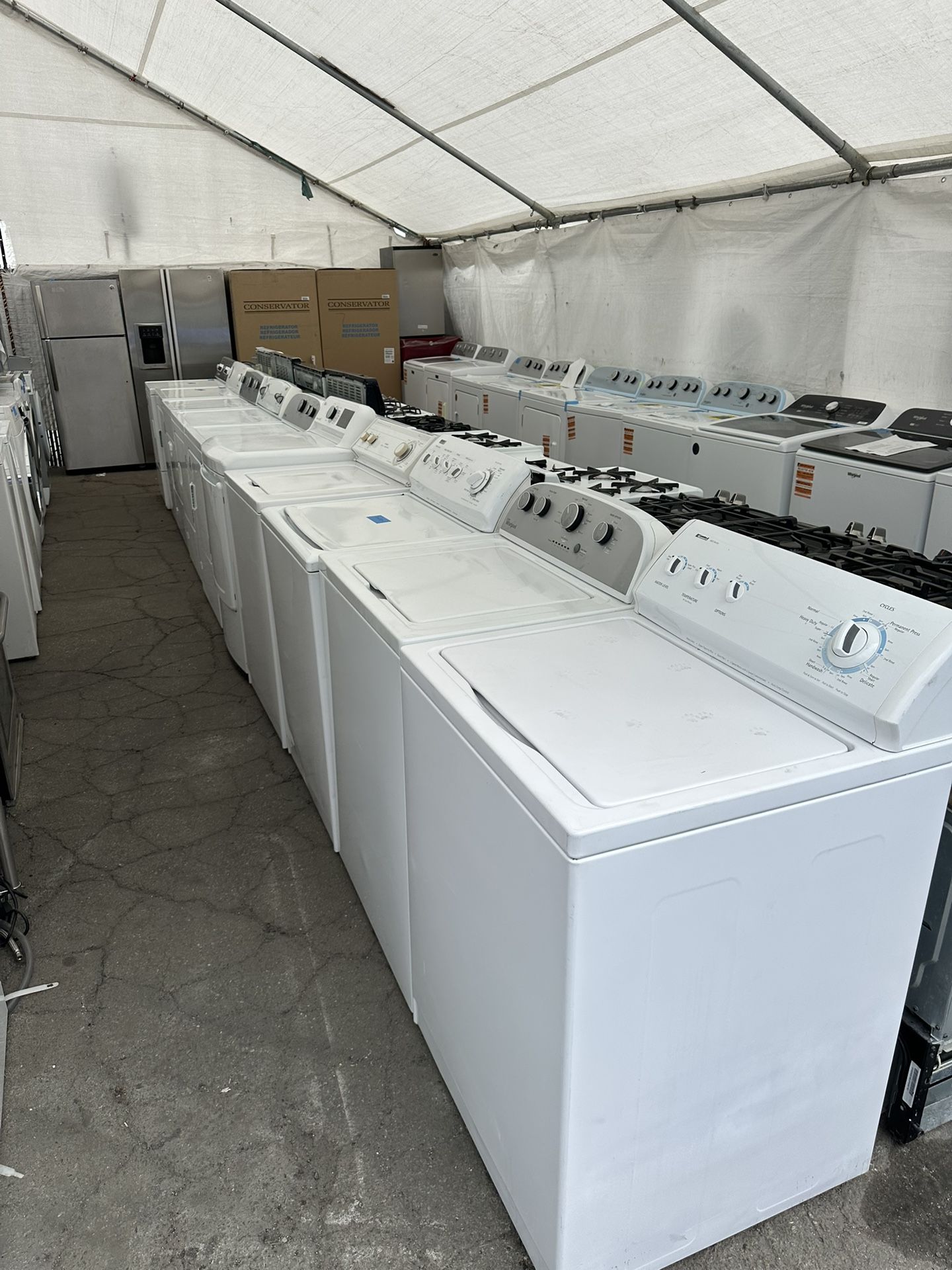 Used Washer, Dryer, Refrigerator, And Stoves 