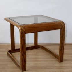  Mid-Century Modern cantilever side table 