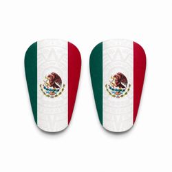 Mexico Shinguards Mini for Soccer Football - Lightweight and durable