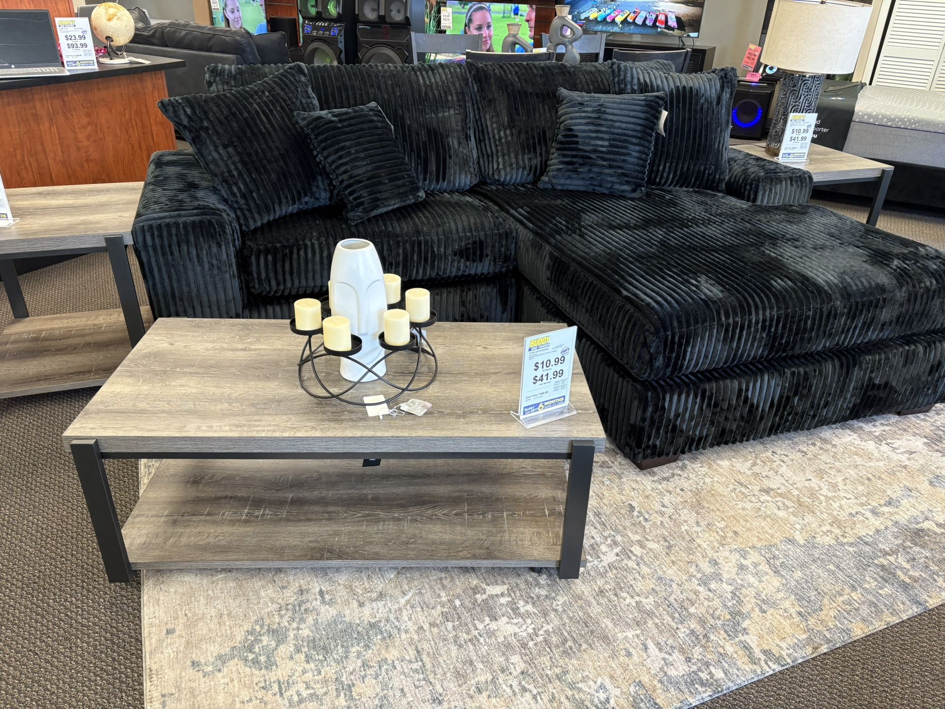 Plush Sofa