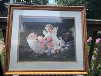 Baby Angel (Cherub) Painting