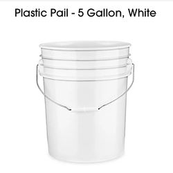 5 Gallon Food Grade Buckets