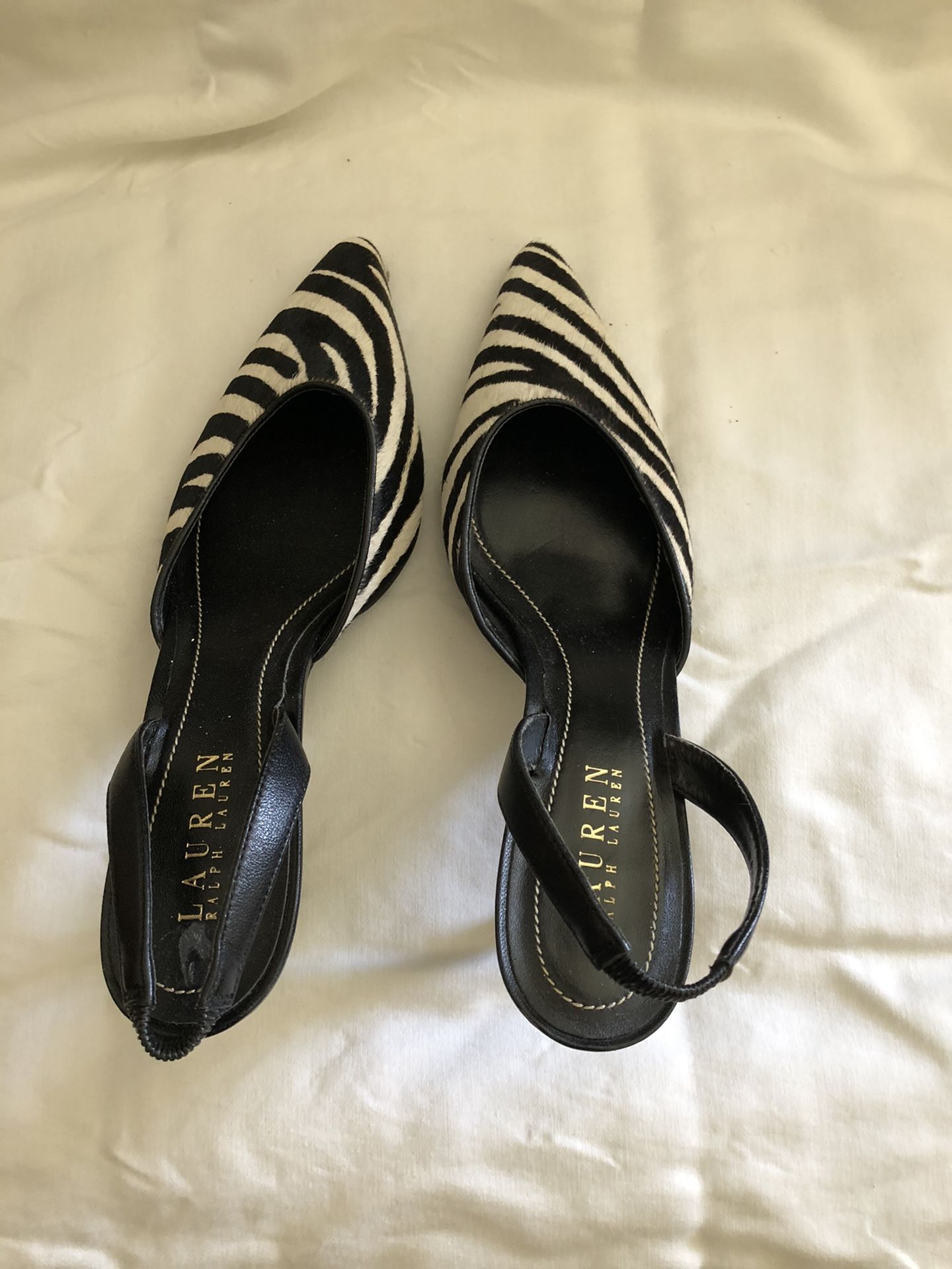 Zebra Stripped Heels
