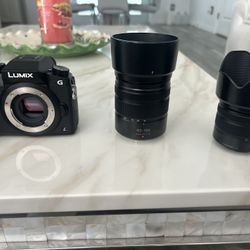 Panasonic Lumix G7 14-42 Lens 45-150 Lens