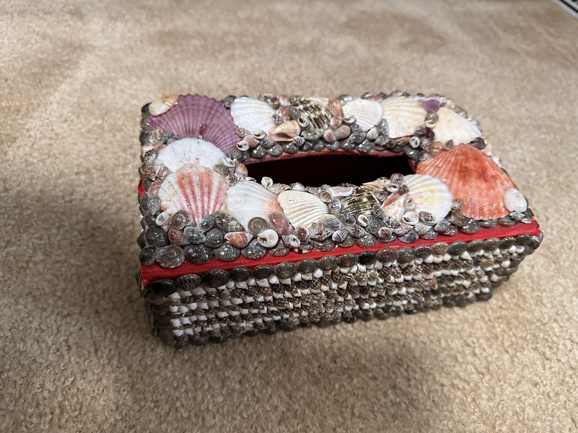 Seashell Tissue box