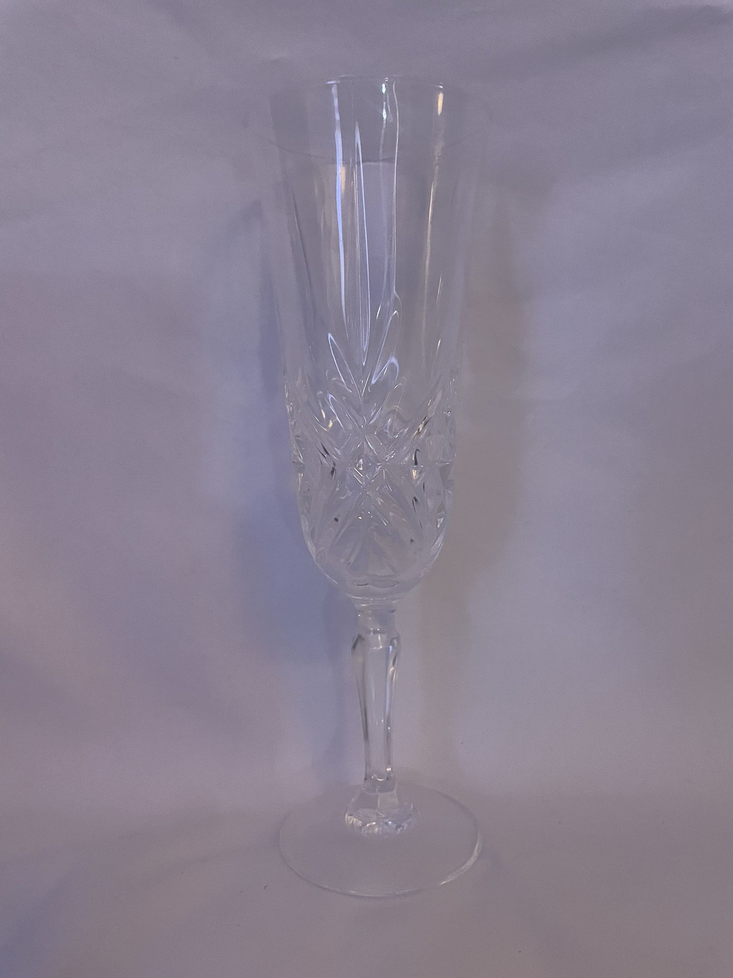 Vintage Crystal D’arques Masquerade 5.75oz Champagne Flute crystal glass