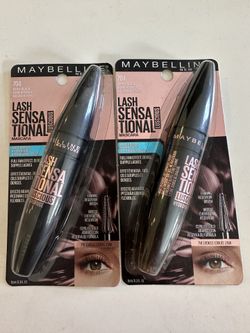 Maybelline Lash Sensational Luscious Mascara – Wasserfest, Für Volle, Geschwungene Wimpern