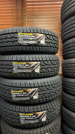 265/70/R16  Blackhawk  $520