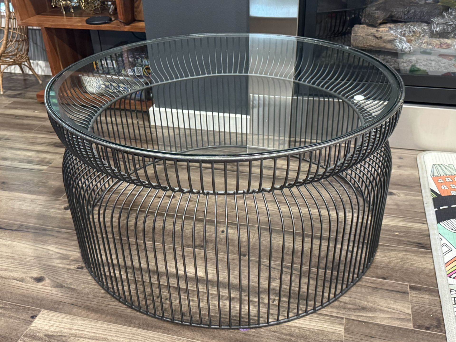 Modern Round Glass Coffee Table – Crate & Barrel