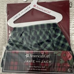 American Girl Janie & Jack Tartan Plaid Skirt 
