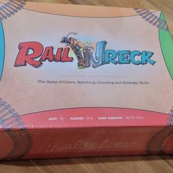 Rail Wreck Kids Train-Themed Toddler Preschool Educational Board Game | (Ages 4-8) Award-Winning Games | Great Gift Idea for Boy or Girl

