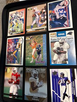 NFL Football Trading Cards Lot of 9