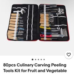 80 Vegetables/ Fruit Carving Tools