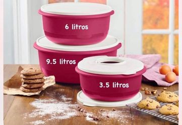 Tupperware mixing bowls 3pc set