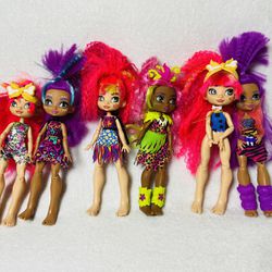 Cave Club Girl Dolls Cave Prehistoric Colorful Dolls