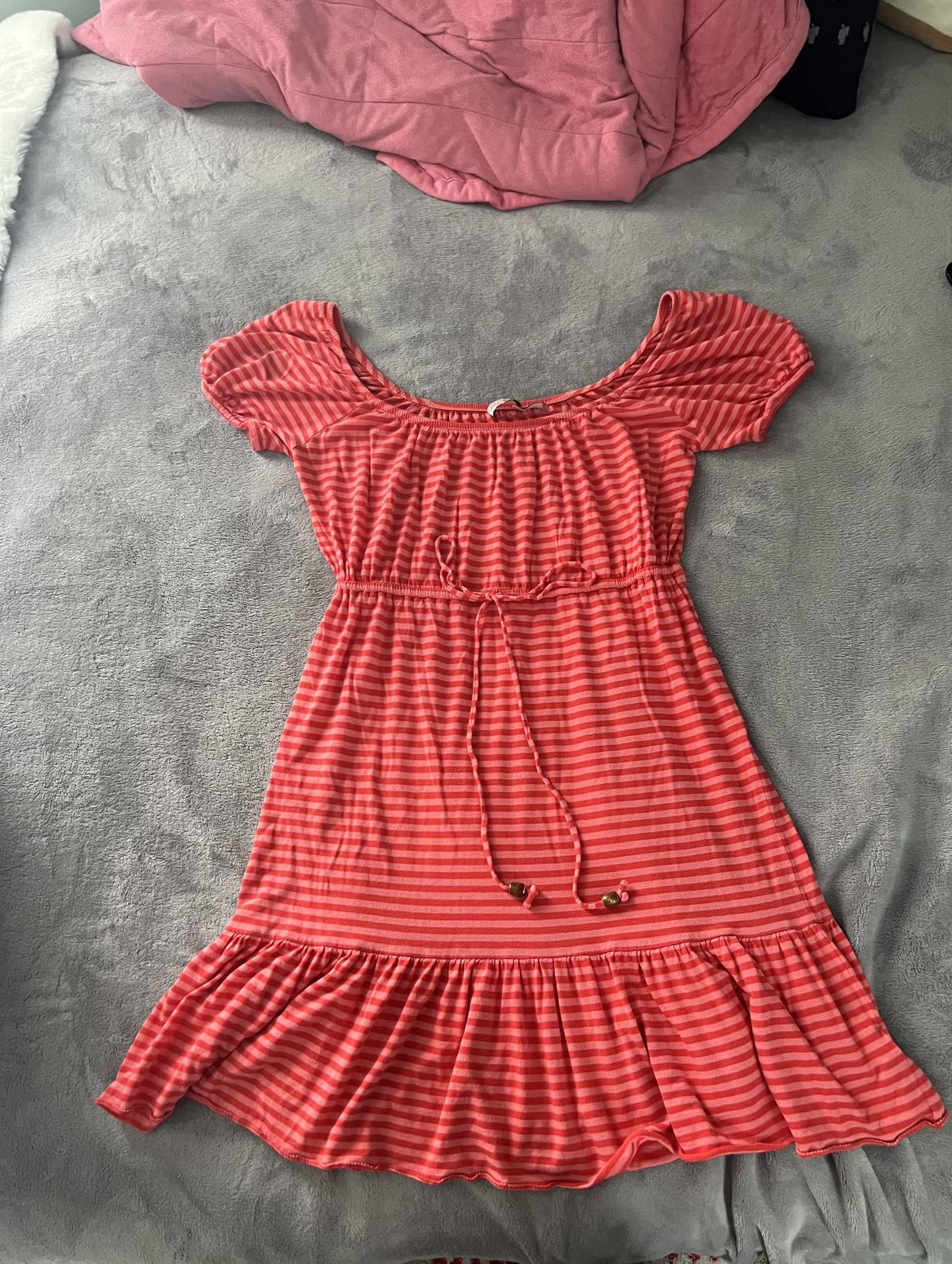 Juicy Couture Pink Striped Sundress