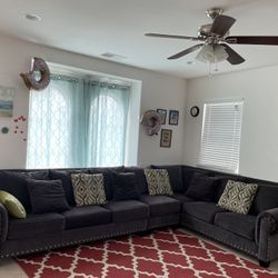 Almost Brand New Luxury 7 Seats Large Sofa With Excellent Condition, Super Comfortable And Clean, Very Barely Used In The Loft Area