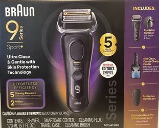 Braun series 9 sport shaver, new