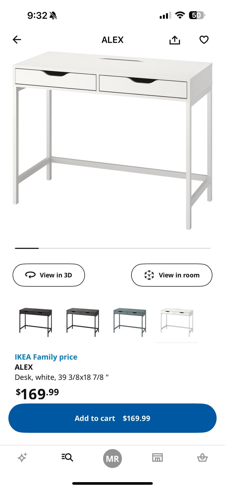 IKEA Alex Desk